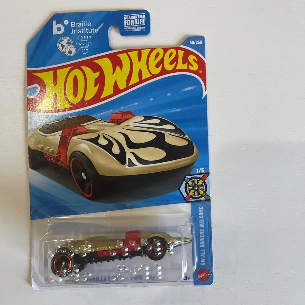 Braille Racer - Twin Mill Hot Wheels Car - Picture 4 of 6